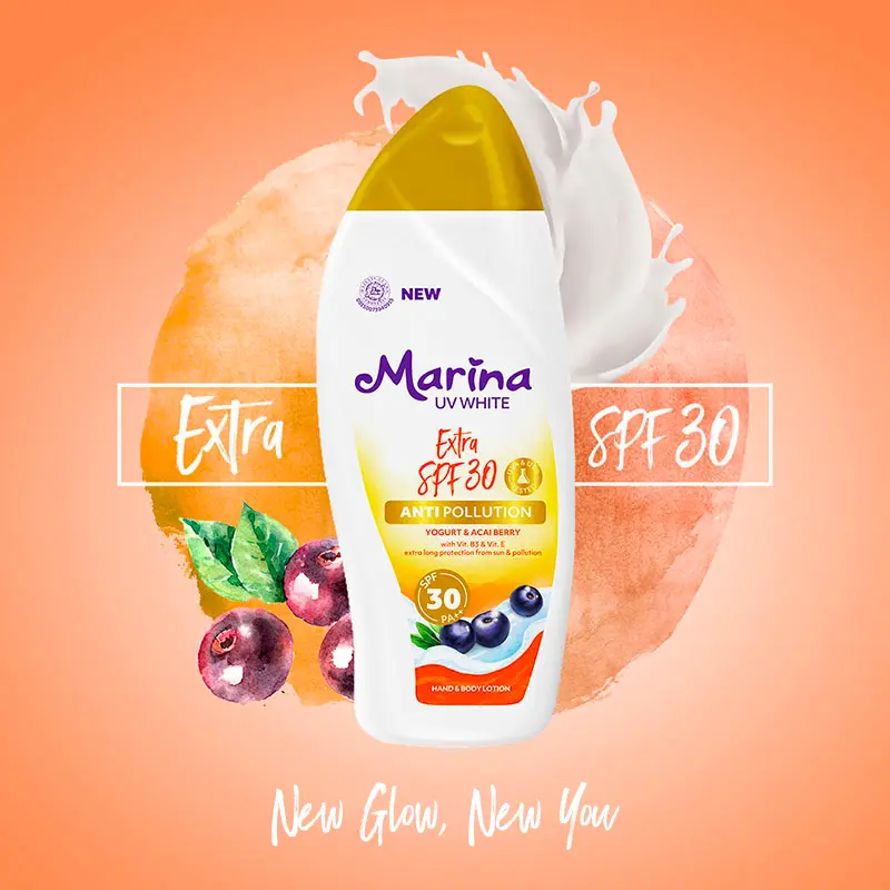 MARINA Hand & Body Lotion TANGGUNG 185ml khusus malam hari 6