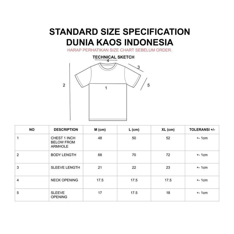 Product Introduction of Baju Kaos Pria Wanita Distro Bahan Katun 24s Oblong Combed 0