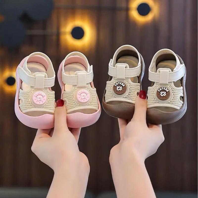 Dép Sandal Trẻ Em Mũi Kín Cho Bé Trai Bé Gái Tập Đi Từ 6 Tháng Đến 3 Tuổi, Chất Liệu PVC Êm Mềm Nhẹ, Phong Cách Thời Trang. SK371