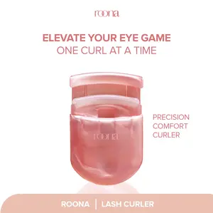 ROONA Eyelash Curler Mini | Penjepit Pelentik Bulu Mata Eyelash Extension Longlasting Curl | Tahan Lama Portable Travel Makeup Tools