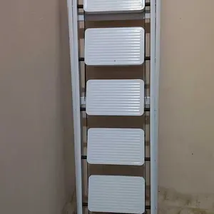 MUSIKO Tangga Lipat Multifungsi dengan 3 - 8 Langkah: 250kg Keamanan, Anti-Slip, Garansi 1 Tahun, COD, Ideal untuk Ibu Rumah Tangga & Tukang Bangunan!