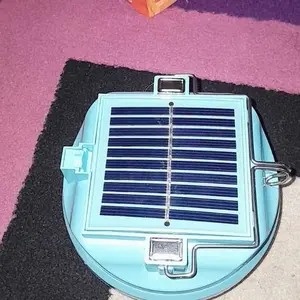 COD (Baterai Real asli 7200MAH)lampu led emergency ufo 400w /solar panel led/ lampu emergency gantung lampu  taman  outdoor lampu  tenaga  surya khusus mati listrik lampu  terang  banget Besi/camping lamp