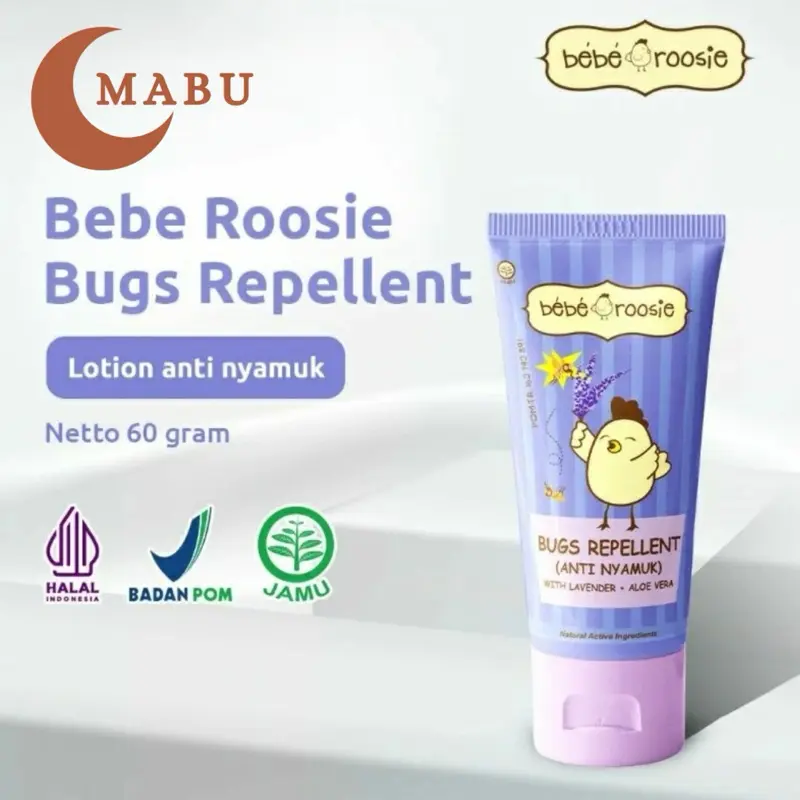 BEBE ROOSIE Bugs Repellent 60 gram / Lotion Anti Nyamuk