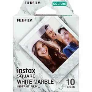 FUJIFILM Instax Square White Marble Film