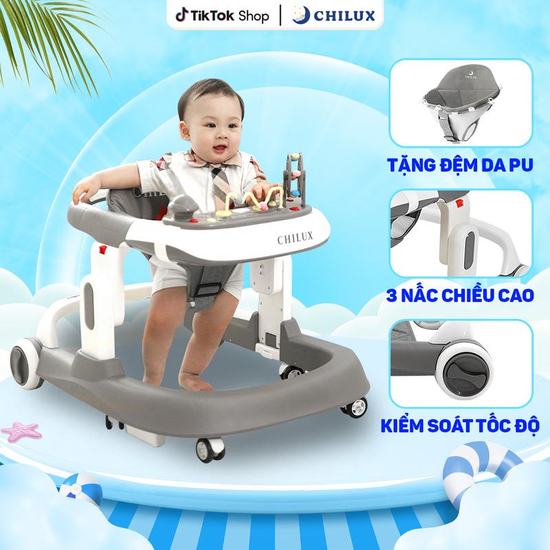 Xe tập đi cho bé đa năng Chilux Walk-S - có thể gấp gọn tạo cho bé phương hướng cố định khi di chuyển