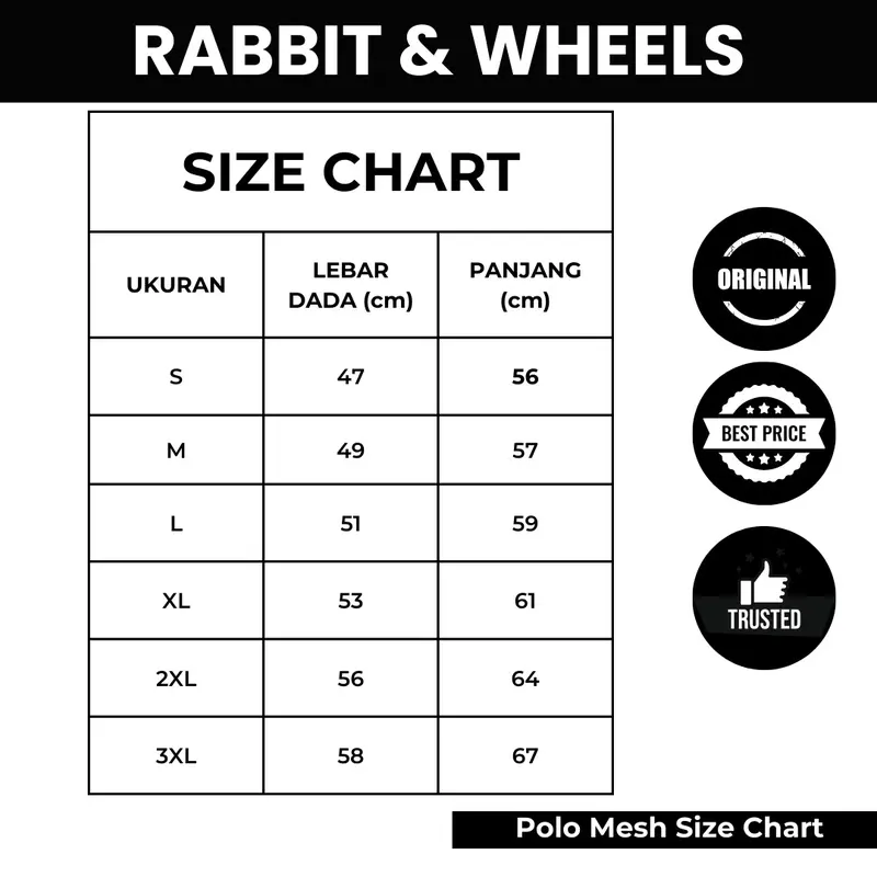Jaket Motor Polo Mesh Red Rabbit & Wheels 4