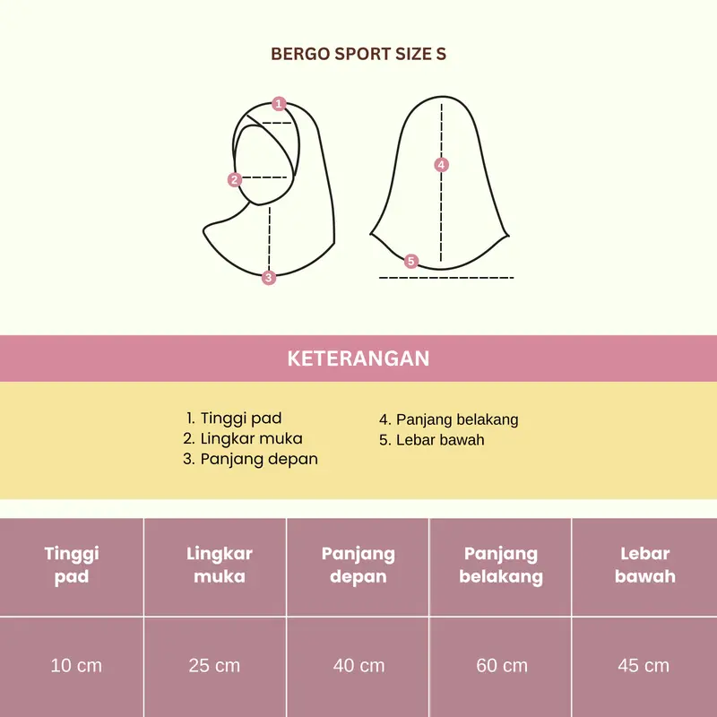 Bergo Sport Premium || Hijab Instant Muthaariq 3