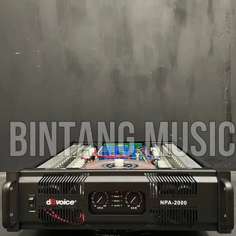 ￼power amplifier dbvoice firstclass npa 2000 original power 2 channel db voice NPA2000 class gb 1