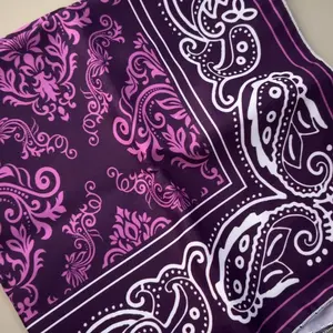 LP Viral Bandana Slayer Keychain Aksesoris Fashion Saputangan Motif Creem Pastel Syal Elegan Ukuran 48x48 Bahan Dingin Nyaman Digunakan