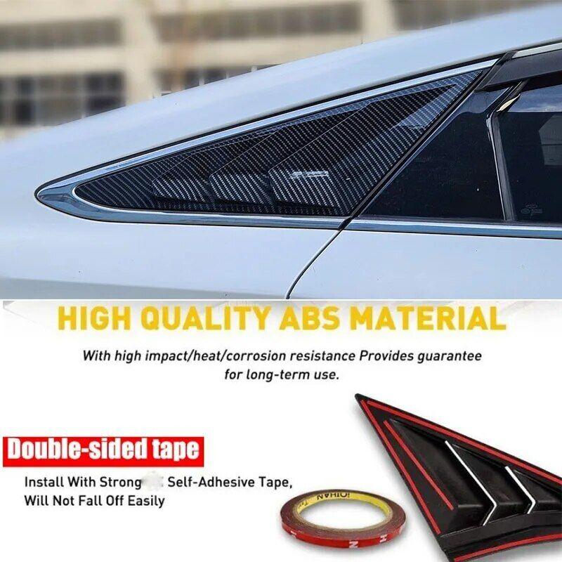 Product Introduction of 2PCS ABS Carbon Fiber Style Car Rear Vent Window Side Shutter Scoop Louver Cover Trim Sticker For Kia Optima K5 2016 2017 2018 2019 2020 4