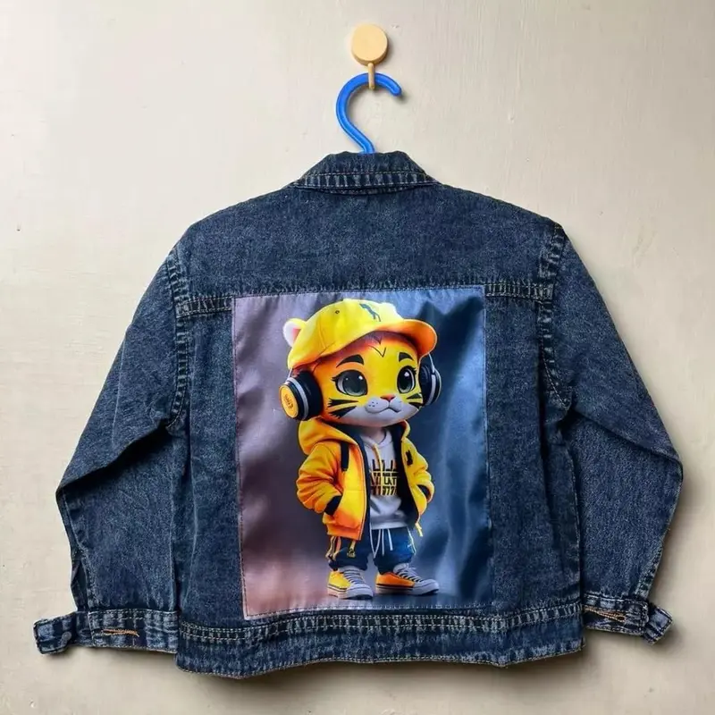Jaket Jeans Anak Laki-Laki Karakter Usia 1-10 Tahun - Fashion Denim  Anak-Anak jaket anak anak laki 7
