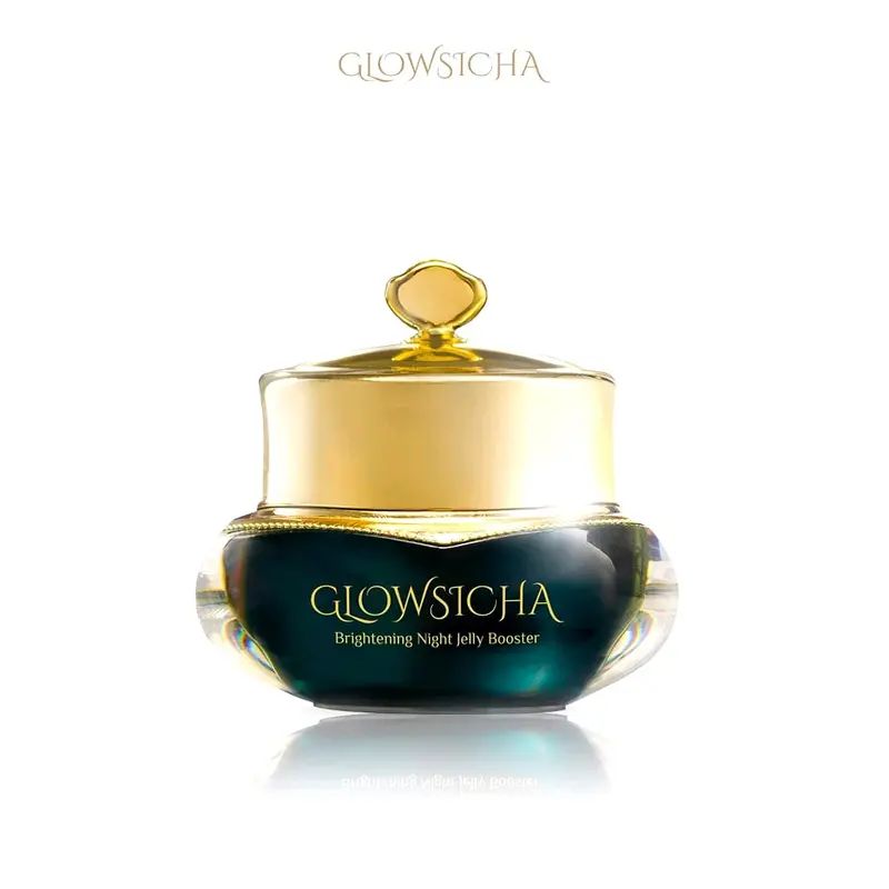 [Ready] Glowsicha Paket Lengkap Cream Wajah Jelly Siang Malam - Brightening Day + Night Cream Moisturizer Pelembab Wajah Mencerahkan Niacinamide 3