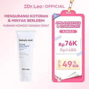 【TOP】Dr.Leo Anti Acne Salicylic Acid Facial Wash 80g | Sabun Cuci Muka Anti Jerawat | Kontrol Minyak & Bersihkan Pori | Gentle Cleanser untuk Kulit Berminyak