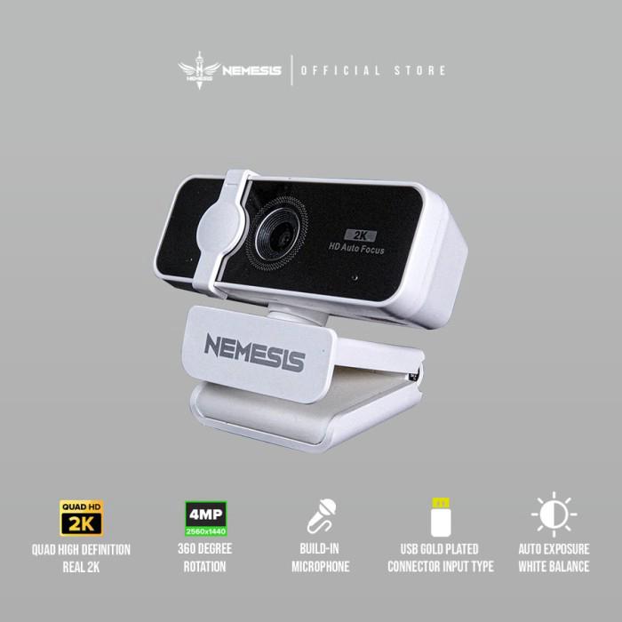 Gambar NYK Nemesis A95 Albatros QHD Webcam with 2k Resolution - Hitam dari GGSTORESBY Kota Surabaya 5 Tokopedia