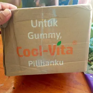 Coolvita 3 Box DHA Gummy - Suplemen Vitamin Anak dengan Minyak Alga DHA 50mg Omega 3 Alternatif Minyak Ikan untuk Kesehatan Mata dan Perkembangan Otak - Original dan BPOM