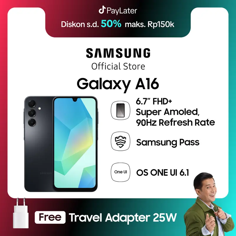 [ Exclusive Afdhal Yusman ]  Samsung Galaxy A16 LTE 8/256GB 0