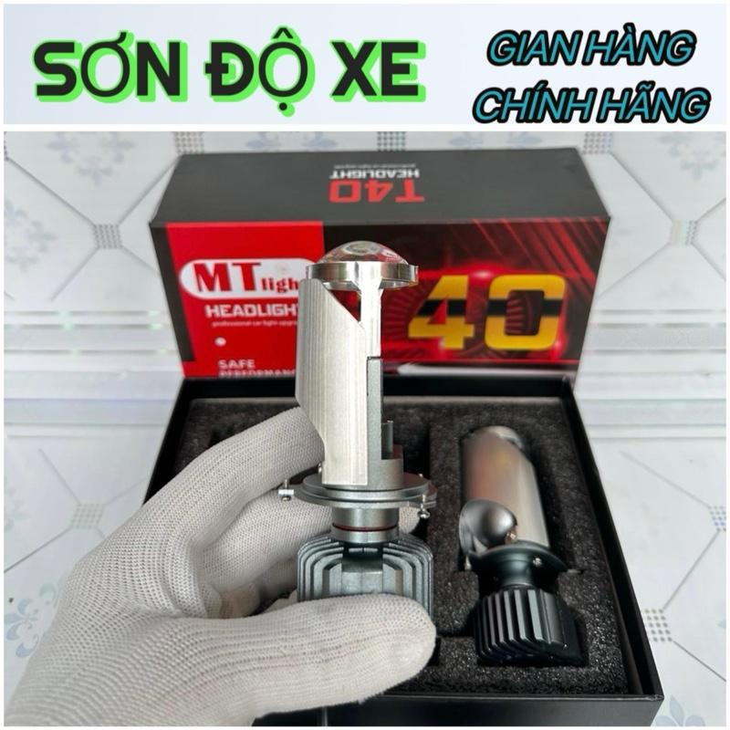 Led bi cầu T40 Chân H4 Bảo hành 24 tháng Công Xuất 55w Lắp Đặt Cho Oto Và Xe máy - Wave Từ 2006 Tới 2023, Vision,AB,Lead 125, Ex135-150,Sirus,Future........(Tặng kèm Móc Titan vip) Đèn Pha