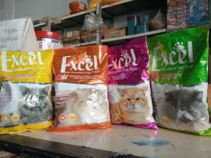 pakan kucing excel kemasan @ 500 gram