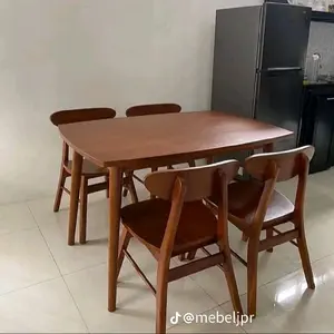 Meja Kursi  Furniture Makan ropan k4 jati