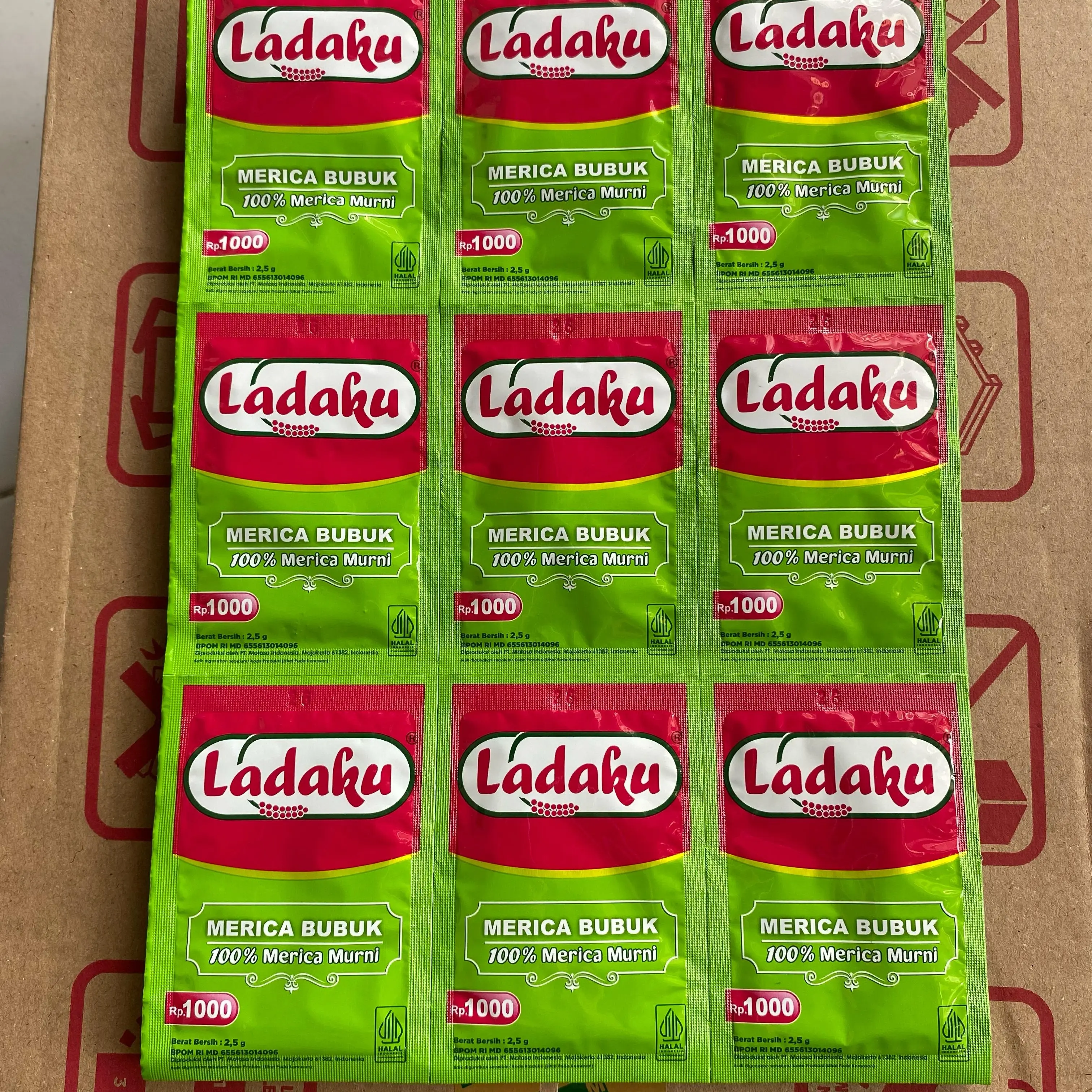 Ladaku Merica bubuk 36 Pcs (3 Renceng)