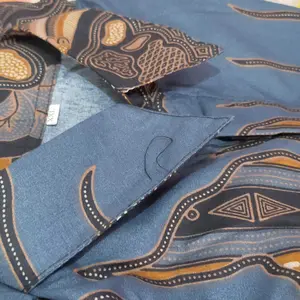 Baju Batik Couple Modern - Sarimbit Batik  Pasangan  Kekinian - Couple Gamis dan Kemeja Polyester