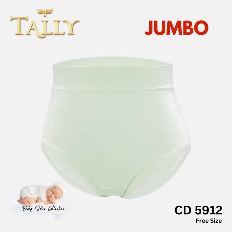 TALLY Sarwendah CD 5912 Celana Dalam Wanita Big Size Bahan Katun Viscose Baby Skin PREMIUM fit to XXL Cd Wanita Basic JUMBO Pakaian Dalam Wanita Lembut dan Elastis 1