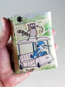 Cartera de alta calidad con pliegue triple en relieve, tarjetero personalizado y a la moda, ventana para identificación, diseño elegante y único, perfecta para uso diario