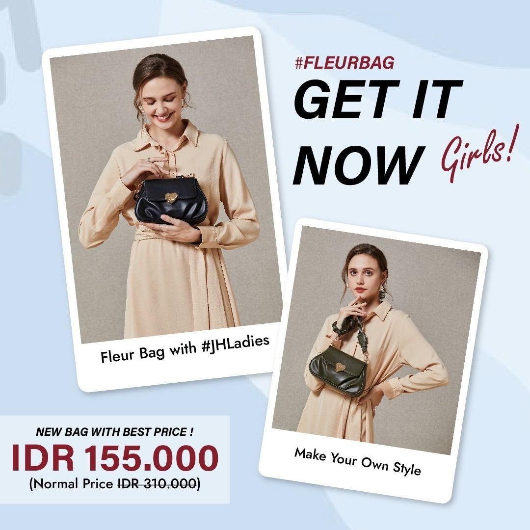 JIMS HONEY TAS WANITA FLEUR BAG (FREE EXCLUSIVE BOX)