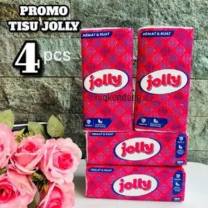 PROMO 4/6 pcs TISU JOLLY 180s TISSUE FACIAL PREMIUM
