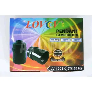 Lovov - Fitting Lampu Gantung E27 (Bakelite)