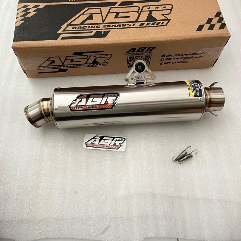 Slincer knalpot abr racing exhaust bulat rata Gread A 1