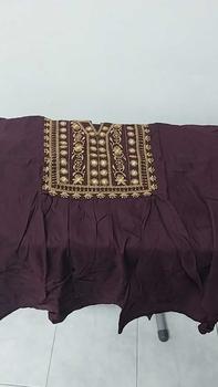 Product Review of DIVKA Gold Embroidery Short Kurti/Casual Wear Cotton A1 Liebe Lembut Dresses Lengan from E**n 1