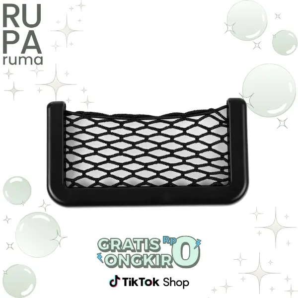 Pocket Kantong Jaring Small Car Nett Car Organizer Car Mobil 0