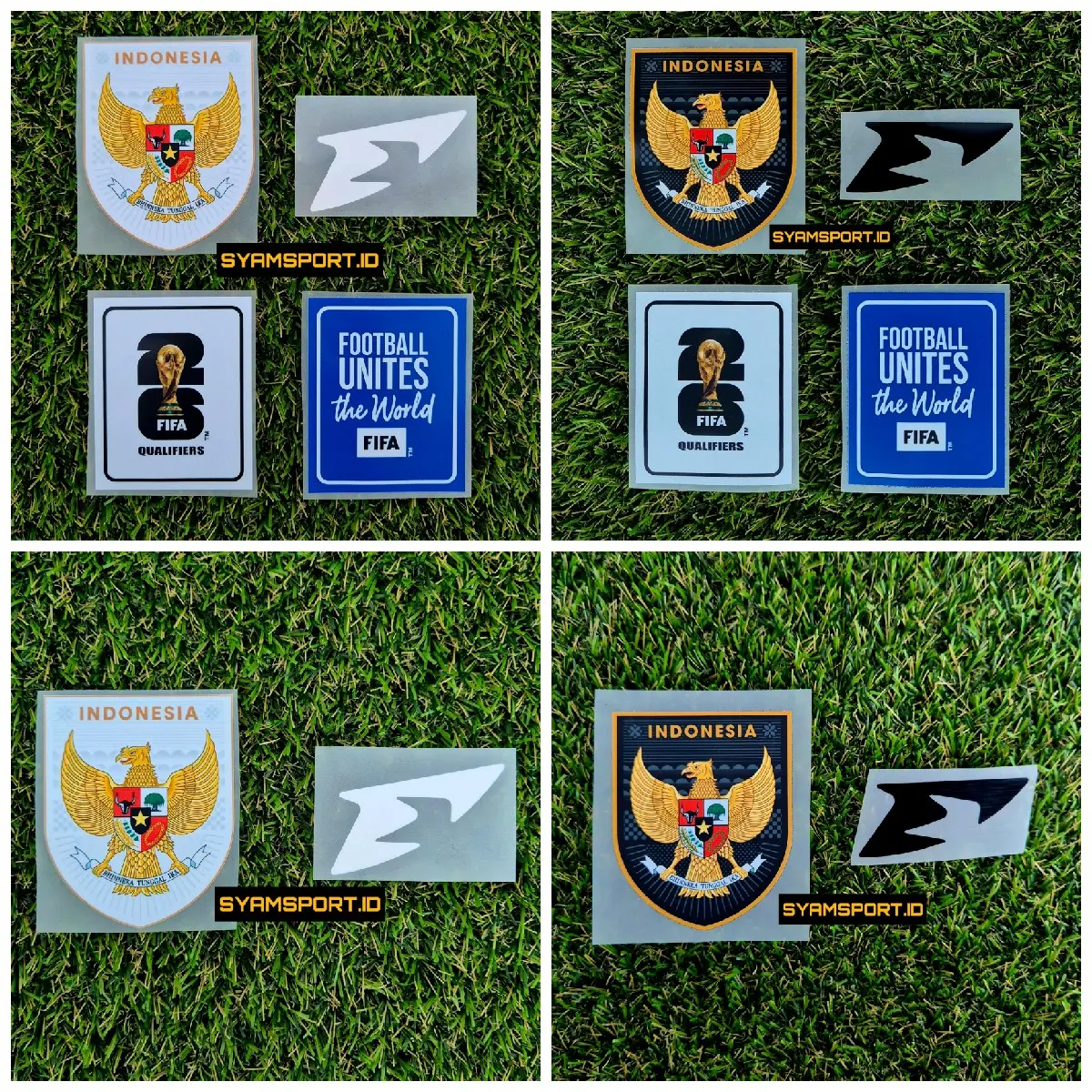 Paket Hemat Koleksi Logo Timnas Indonesia FULL HD DTF Lengkap Patch Timnas Indonesia | Sablon Logo Timnas 2025 | Patch AFF 2024 | Patch AFC | Patch Timnas Piala Dunia