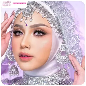 [NO BOX DC1] Softlens Moonwalk Gray Brown Blue Big Eyes DC1