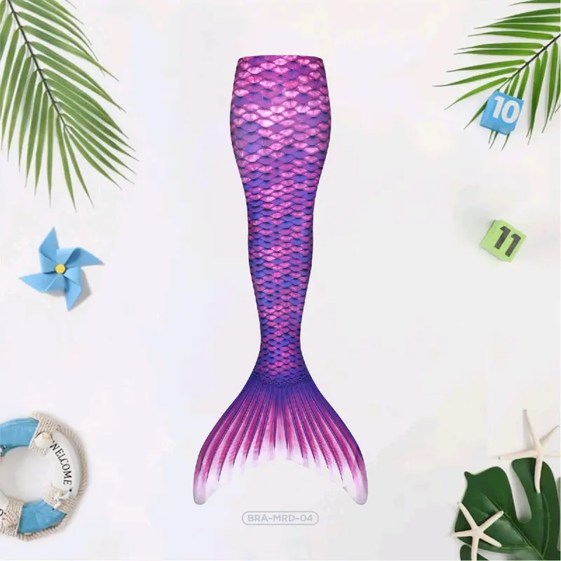 Kostum putri duyung anak perempuan kostum mermed anak perempuan ekor mermaid anak perempuan kostum mermed anak cewek terlaris umur 1-10 tahun usia 1-10 tahun Fashion Cantik 3