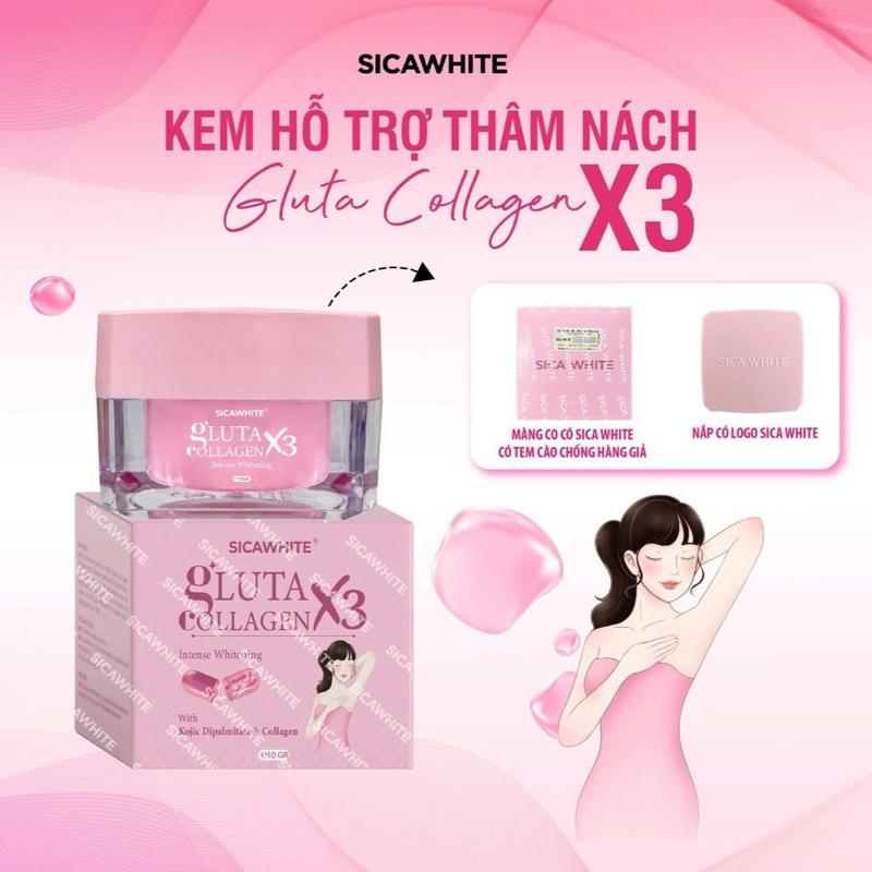 (L20) Kem GLUTA COLLAGEN X3 - Hỗ trợ Giảm Thâm Nách, Dưỡng Trắng Nách, Mông, Đầu Gối -  Làm Đẹp Da Chăm Sóc Da
