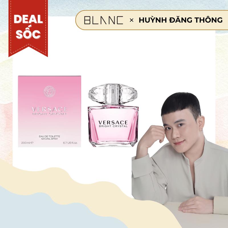   ĐỘC QUYỀN HUYNHDANGTHONG  Nước Hoa Nữ Versace Bright Crystal EDT 200ml Cosmetic Perfume Xịt Thơm 