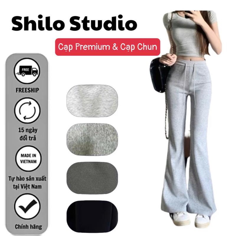 ( CÓ FORM NẤM) Quần Nỉ Ép Ống Loe Cao Cấp Có Đường Nâng v.3 SHILO STUDIO Women Pants Ong Nữ