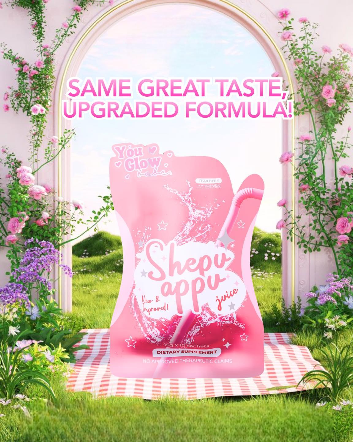 You Glow, Babe Shepu Appu Juice with Glutathione - Beauty NEW PACKAGING