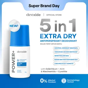 Deoxide Antiperspirant Deodorant Roll On POWER+ For Hyperhidrosis