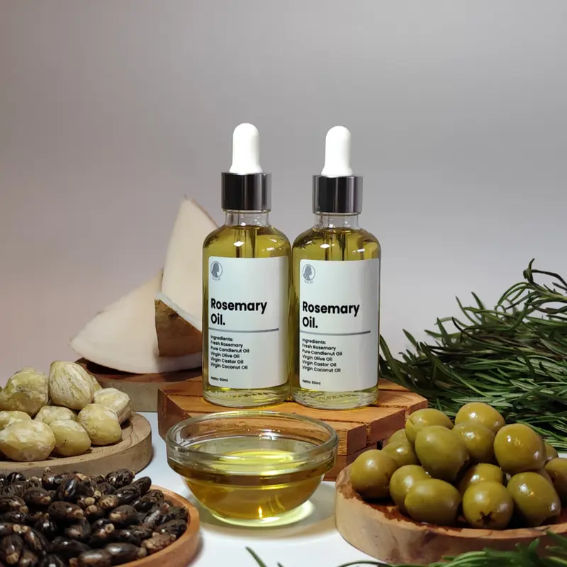 ROSEMARY OIL 50ML - TERBUAT DARI ROSEMARY SEGAR & BERKUALITAS 3