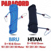 Gambar Tali Paracord Panjat Tebing Climbing Rope 10-12 mm 10 20 30 50 Meter carabiner tambang Outdoor dari Omjak.id Kota Administrasi Jakarta Barat 1 Tokopedia