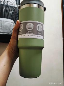 Product Review of [LIVE STREAM SPECIAL PRICE] SNUGSG PREMIUM 890 ML VACUUM INSULATED FLASK DOUBLE WALL thermos tumbler from 💐**💐 2