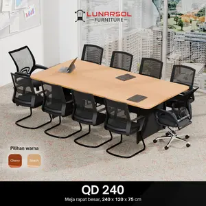 Invoice Lunar Meja Kantor QD 240 Meja Meeting Meja Kerja Modern 240x120x75 cm Partikel Board Grade A Kualitas Terbaik Harga Terjangkau - Furniture