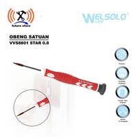 Gambar Welsolo Vvs8801 star 0.8 Obeng Satuan Screwdriver For Iphone Original dari future store Kota Tangerang 1 Tokopedia
