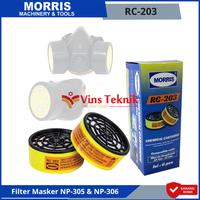 Gambar MORRIS RC-203 Isi Filter Cartrige Chemical Respirator Masker Moncong dari Vins Teknik Bekasi Kota Bekasi 2 Tokopedia