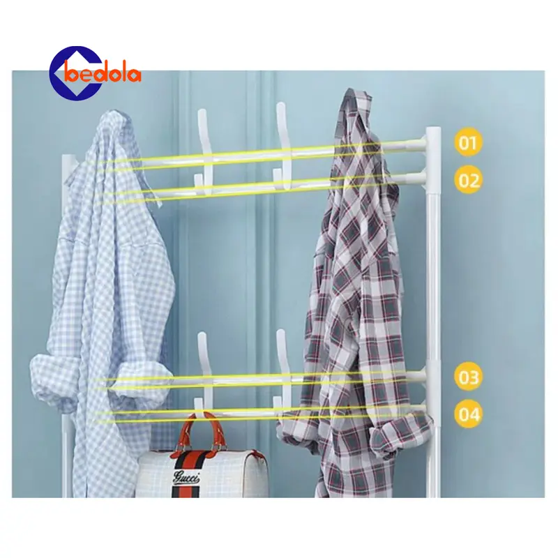 Bedola stand hanger rak sepatu rak hanger rak gantungan baju hanger topi tas 3
