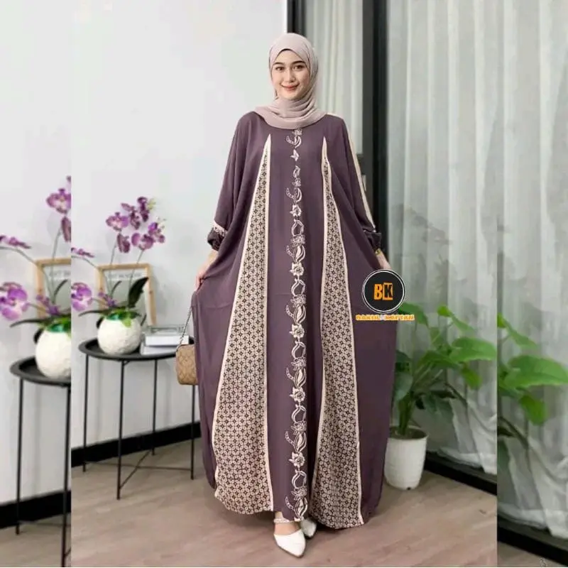 Gamis Kaftan Terbaru Gamis Abaya Import Wanita Dewasa Bahan Rayon Super - Nyaman