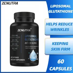 2400 MG Liposomal Glutathione Softgels, Anti Penuaan, Pemutih - Penghilang Flek Hitam, Melasma, dan Bekas Jerawat - Mengurangi Garis Halus dan Kerutan